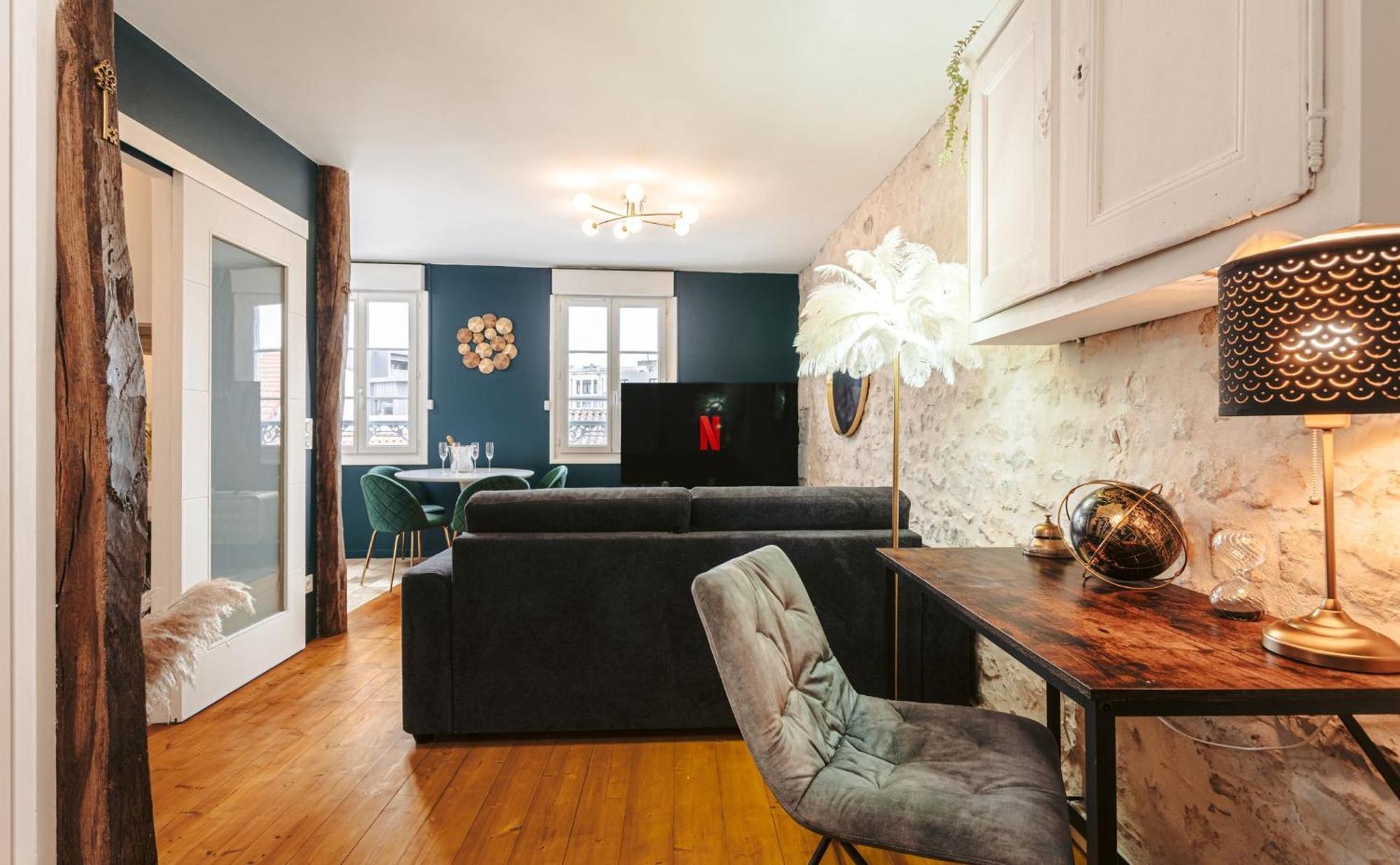 Gatsby - Elegant, Central, Fibre, Tv 4K, Netflix, Literie Confortable La Rochelle  Esterno foto
