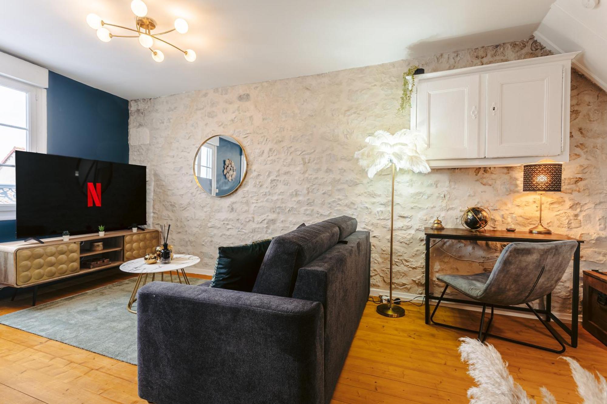 Gatsby - Elegant, Central, Fibre, Tv 4K, Netflix, Literie Confortable La Rochelle  Esterno foto